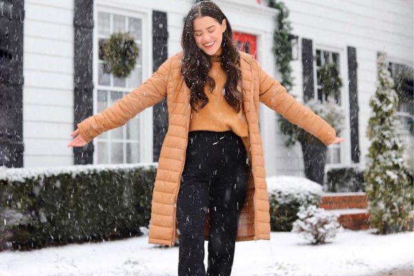 how to style an overcoat on short height