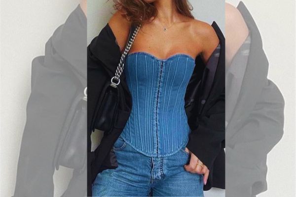 corset styling with jacket