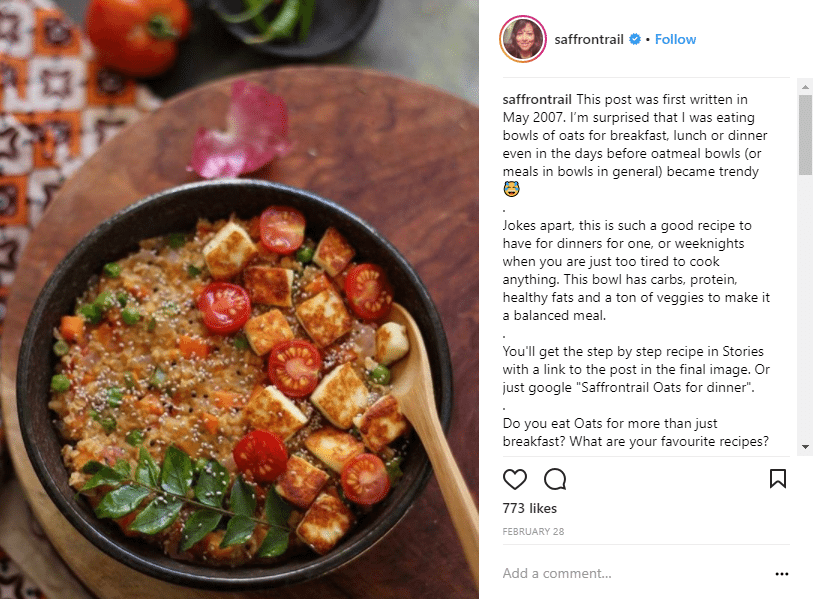 Instagram food bloggers in India