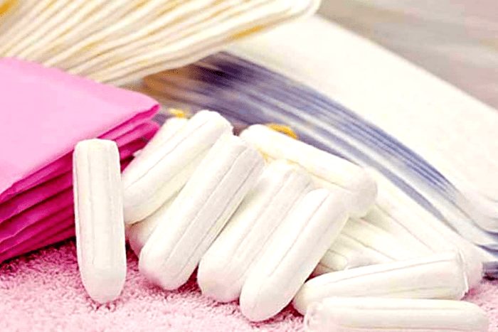 tax on sanitary pads india