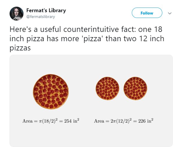 18-inch pizza