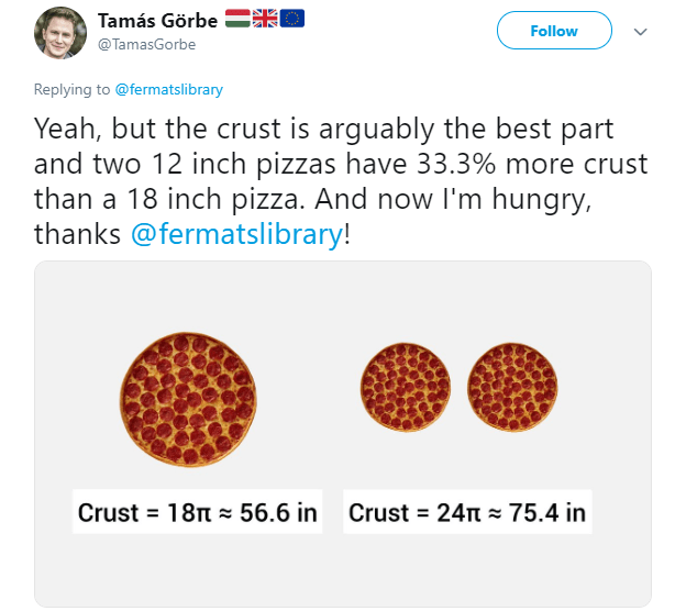 18 inch pizzas