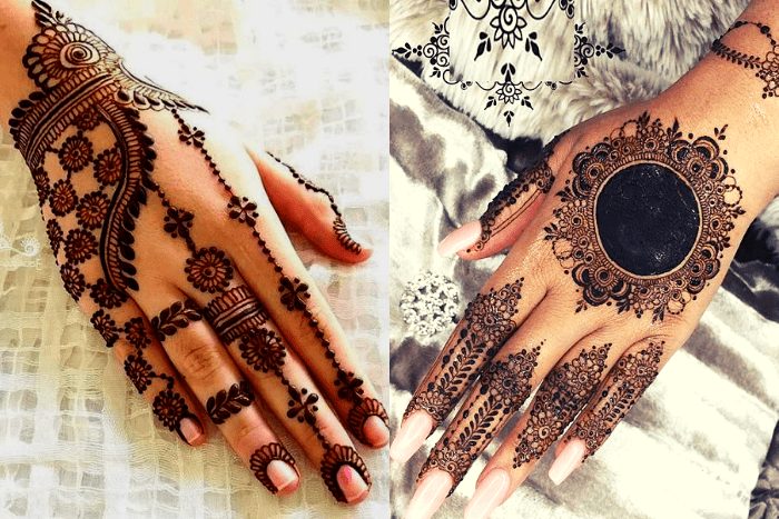 minimalist mehendi designs