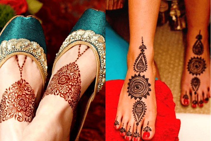 mehendi designs for feet