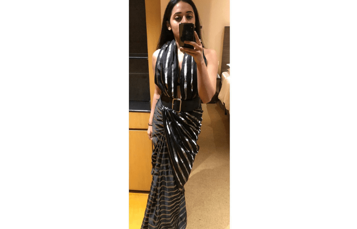 different saree styles
