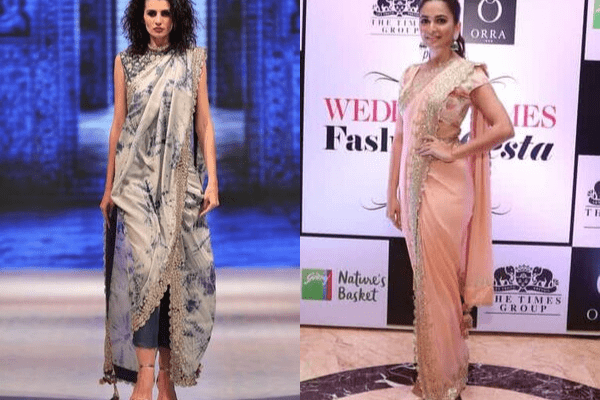 brands for pre-draped sarees