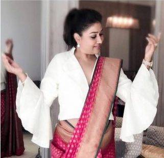 unique saree blouse designs
