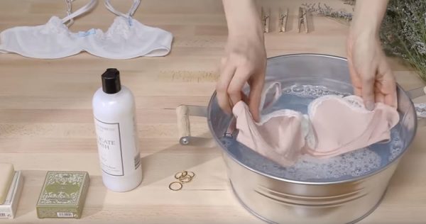 how to wash padded bras