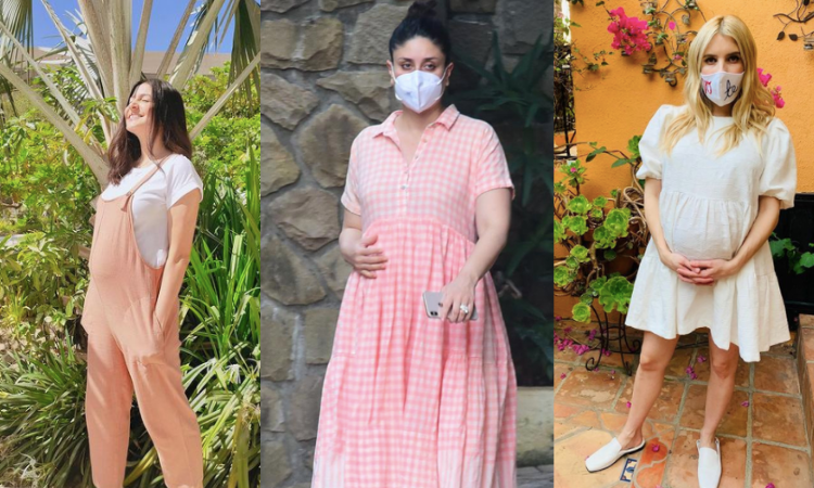 celeb maternity looks from 2020