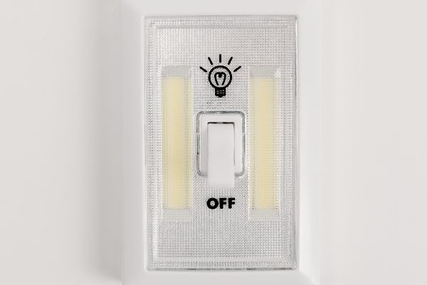 Earth Day- An electric switch in off mode