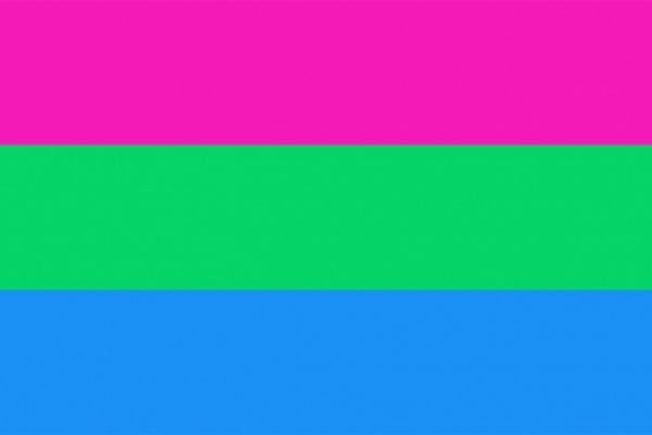 The polysexual tricolour flag