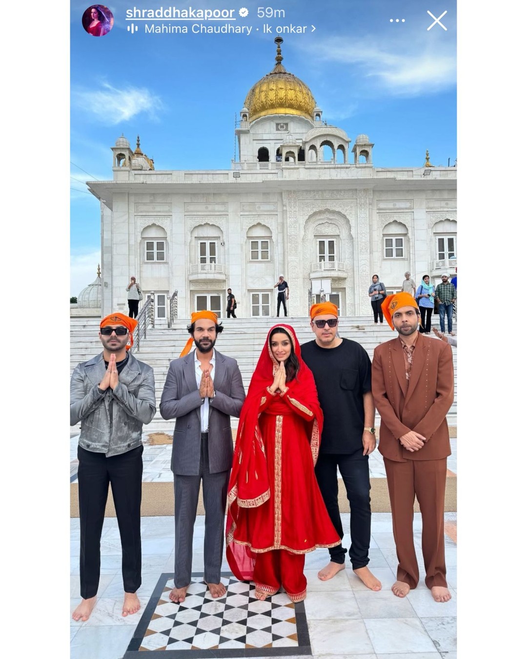 stree 2 cast at gurudwara