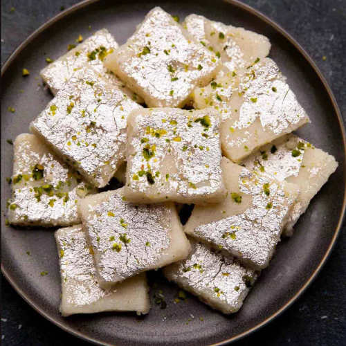 coconut barfi