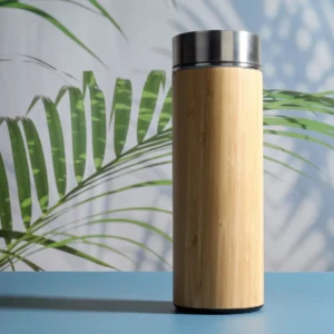 bamboo steel bottle