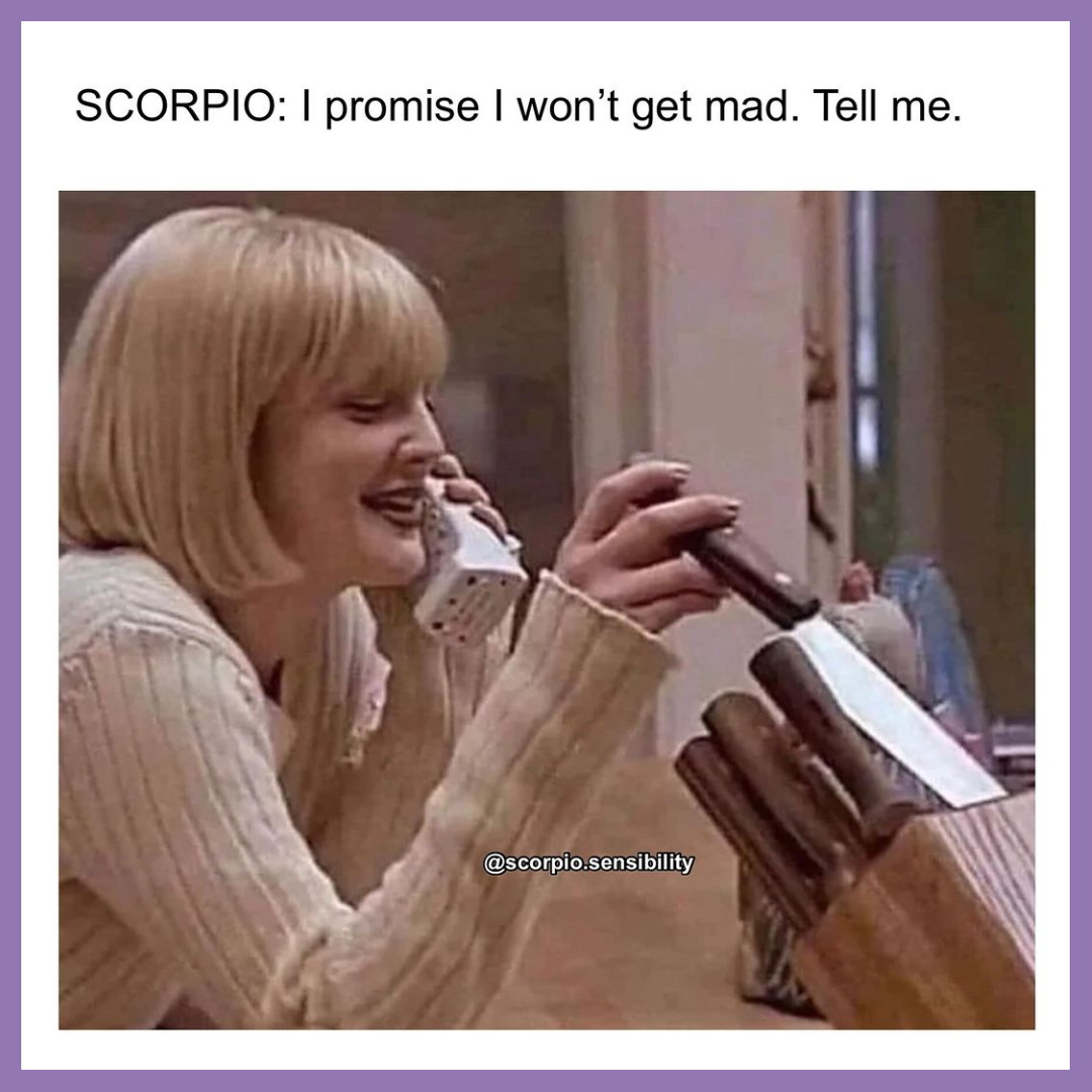 funny Scorpio memes