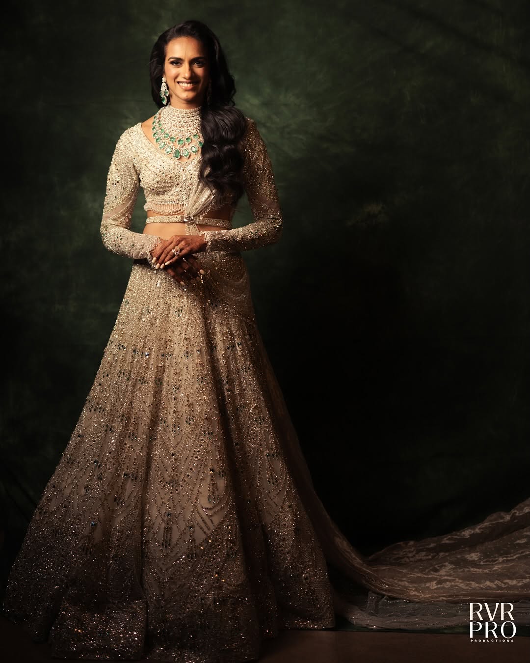 pv sindhu wedding looks