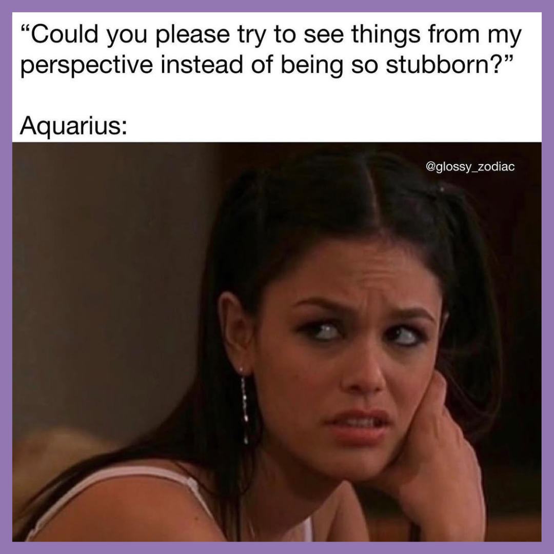 funny aquarius zodiac memes