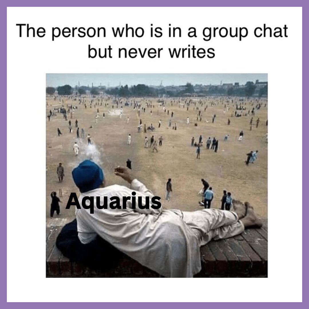 funny aquarius zodiac memes