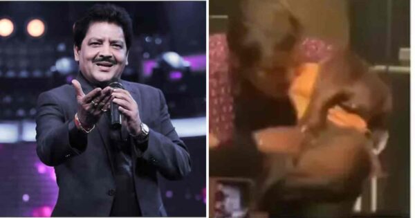 udit narayan kissing