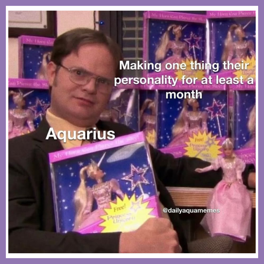 funny aquarius zodiac memes