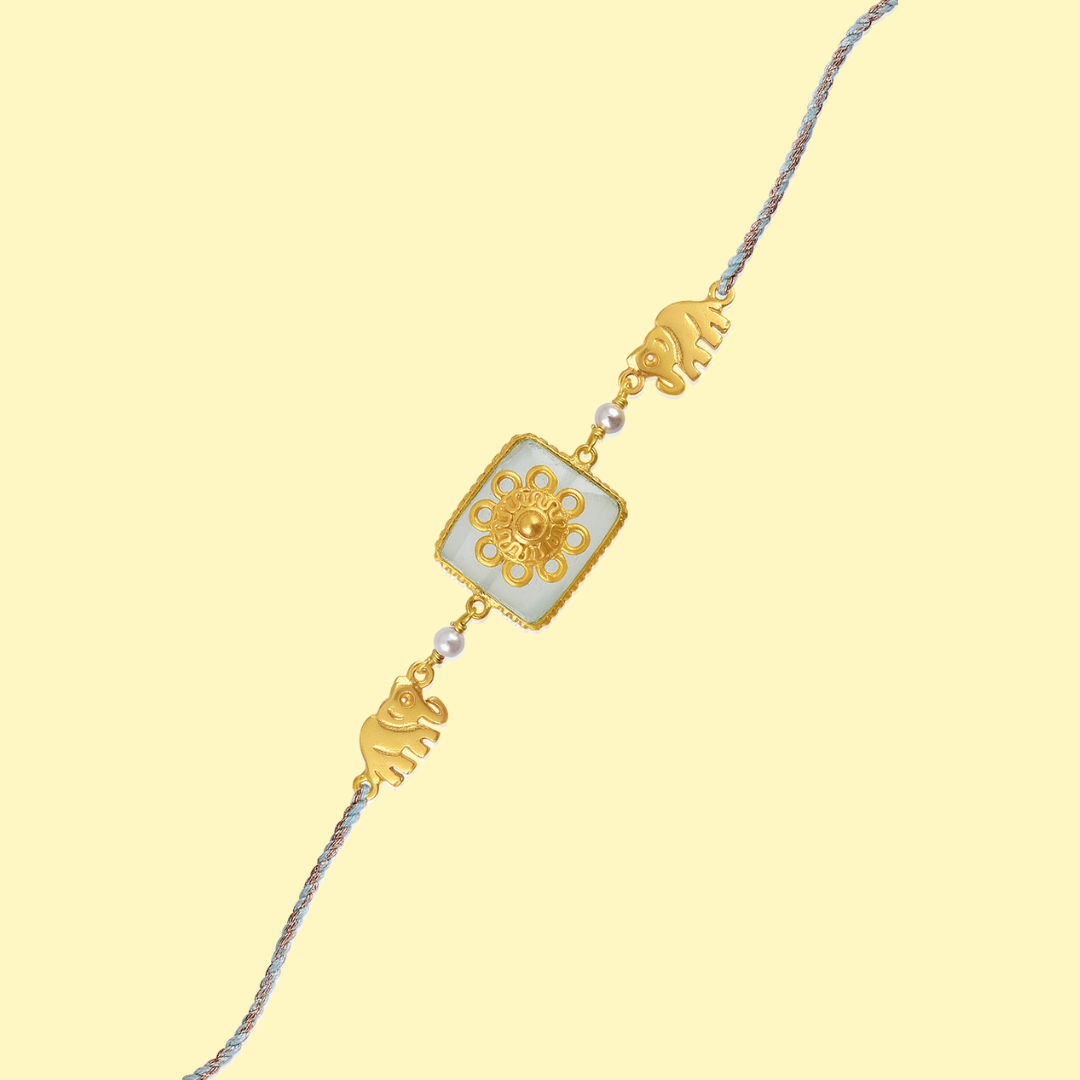 silver rakhi brands 
