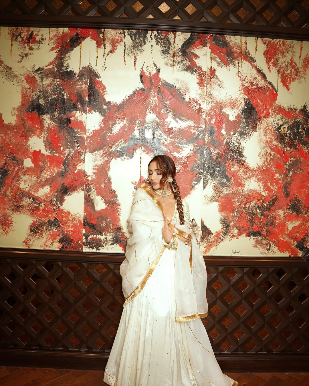 chikankari anarkali suit