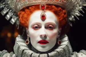red lipstick as a symbol