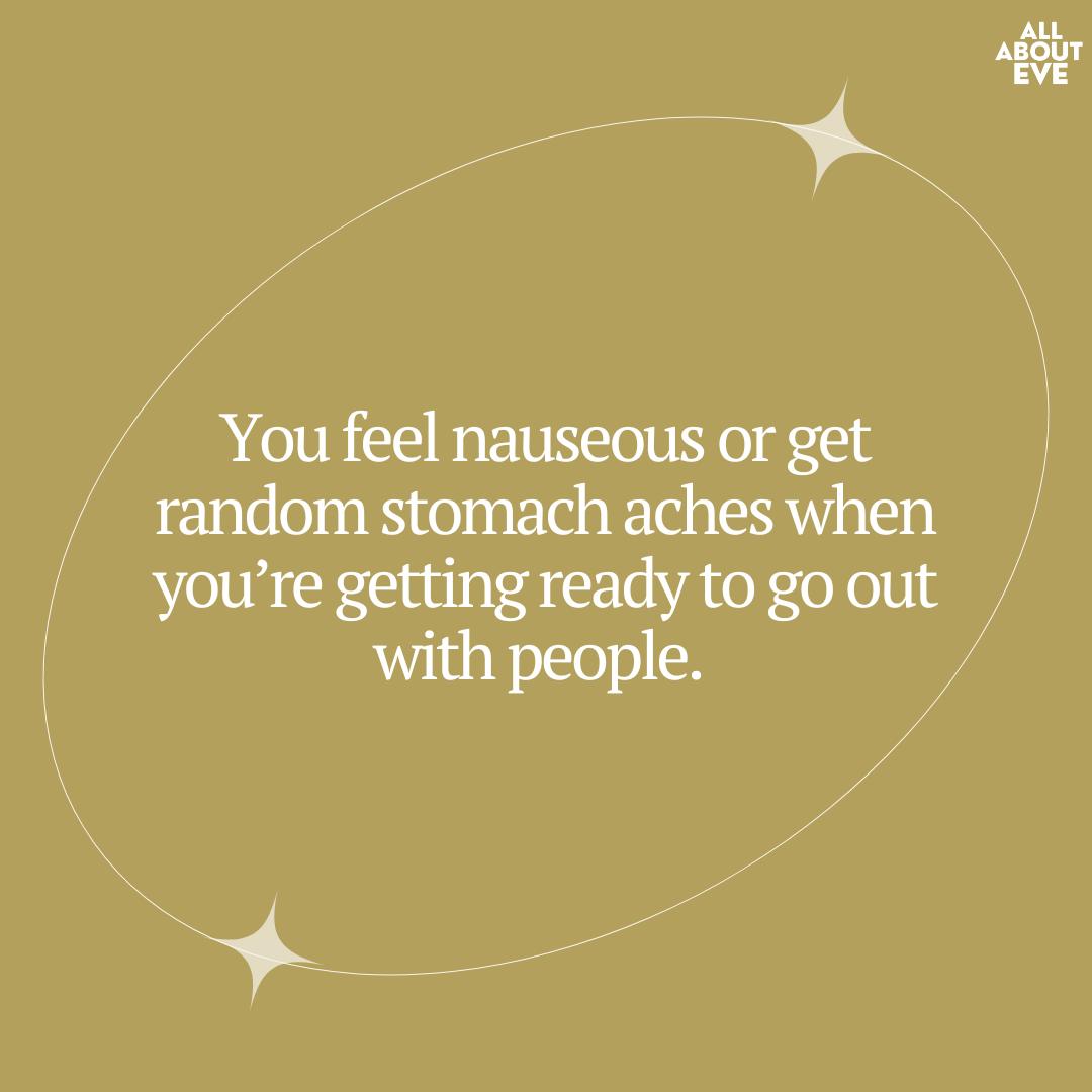 signs of social anxiety