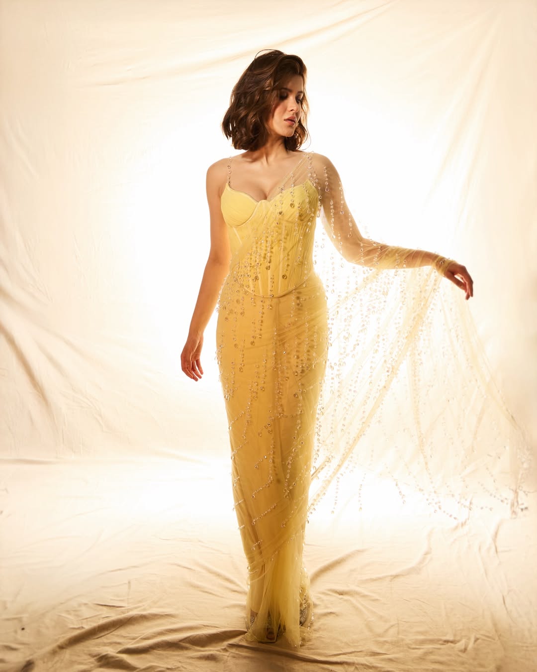 bollywood inspired sari gown outfits