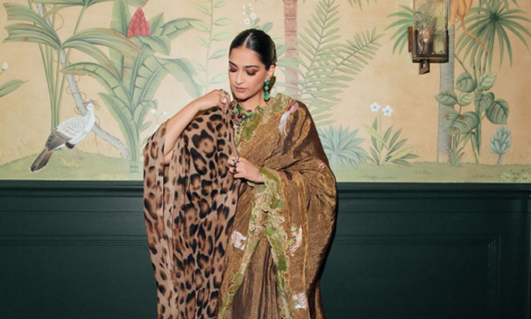 how to drape a shawl for winter wedding