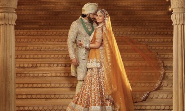 how to look tall in bridal lehenga
